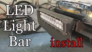 Nilight 12 inch LED light bar installation - 4runner