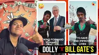 Dolly chai wala &ldquo;x&rdquo;. Bill gate&rsquo;s Collab reaction video 😱😨 #billgates