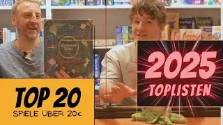 Toplisten 2025 (Teil 1): Top 20 Spiele &uuml;ber 20&euro;
