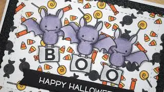 Stretch Your Tiny Stamps | Halloween Card