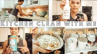 KITCHEN CLEAN WITH ME & ORGANIZATION: AFFORDABLE HOUSEHOLD CLEANING PRODUCTS: EASY FALL RECIPE