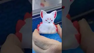Winning a Cute Nine Tailed Fox Figure from Japanese Claw Machine