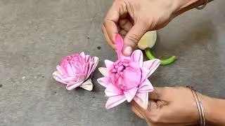 How to fold for lotus / Lotus folding /Lotus folding method / தாமரைப்பூ மடிப்பது எப்படி