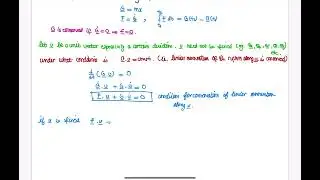 Conservation of linear momentum along certain direction