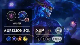 Aurelion Sol Support vs Galio - EUW Master Patch 9.6
