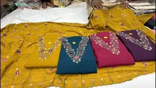 chickpet Bangalore wholesale dress materials ||Single piece courier available