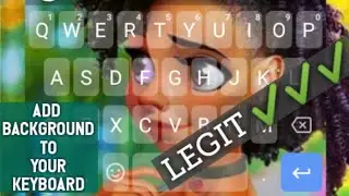 How to add a background picture to your keyboard ✔️✔️✔️✔️