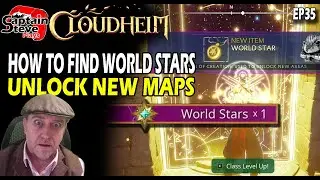 Cloudheim - How To Find World Stars To Unlock New Island Maps Areas - EP35