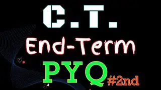 CT End-Term | PYQ-2nd | Computational Thinking
