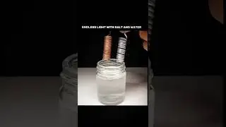 Endless Light With Salt 🥶🥶#shorts #viral #trending #eventrolls explore# #experiment