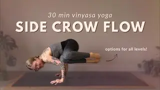 30 Minute Yoga Flow | Twists & Side Crow Prep (All Levels + Options)