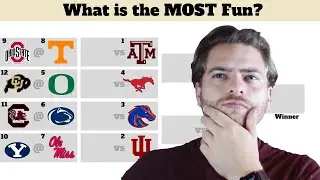 Creating the most FUN College Football Playoffs Possible!