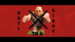 Clash Of Clans TH 6 Anti-Giant & Healer | New With 2 Air Defense & Sweeper
