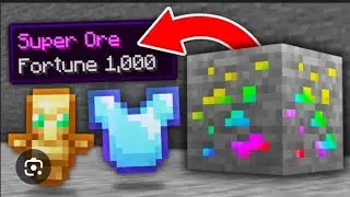 Minecraft But Ores are Super Op😱😱|