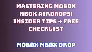 Claim Free Mobox MBOX Airdrop  | Learn How to Swap or Sell Mobox MBOX Airdrop