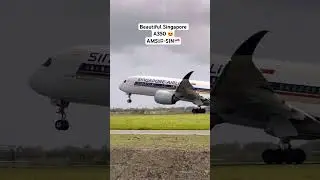 Why plane spotting at Amsterdam never gets old ✈️ #PlaneSpotting #AviationDaily #airbusa350 #a350