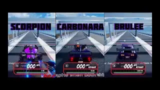 Scorpion VS Carbonara VS Brulee 2024 New Fastest Speed Test in Roblox Jailbreak