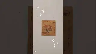 cute postcard painting for scrapbook lovers~