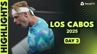 Shapovalov, Rublev & Davidovich Fokina Feature | Los Cabos 2025 Day 3 Highlights