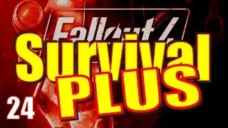 Fallout 4 Survival Mode Walkthrough Part 24 - Egret Tours Marina (1st Stop to the Glowing Sea)