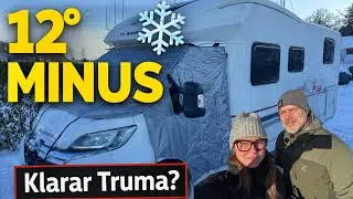 12 Minusgrader & Kuling &ndash; Klarar Truma V&auml;rmen i Husbilen? | Vintercamping Stegeborg