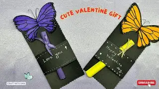 How to make a Valentine Card  | DIY| Craft | Easy Handmade Gift Holder #foryou #diy #valentinesday