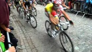 cyclisme TOUR DE WALLONIE 2011 mur de Thuin