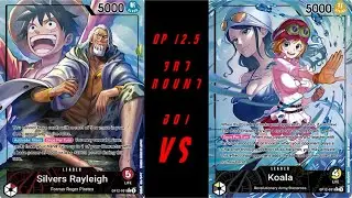 One Piece Card Game: OP12.5 R Rayleigh VS BY Koala 3rd Round Locals