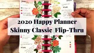 2020 Happy Planner Skinny Classic FlipThru | Happynichi Bullet Journal