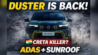 2026 Renault Duster Teased Again 🔥 India-Spec Design, ADAS, Sunroof | Launch Jan 26 🇮🇳
