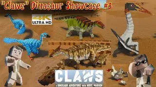 CLAWS Dinosaur Adventure Dino Showcase Pt3 CompyCraft Bedrock PE Dinosaur Minecraft Dinosaurs Ep670