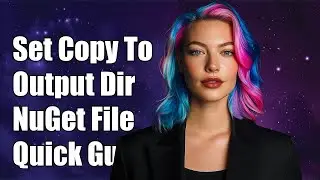 How to Set 'Copy to Output Directory' in Your NuGet Nuspec File
