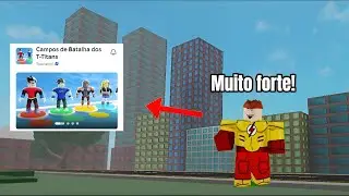 Testei o kid flash do T-titans battlegrounds do roblox Muito Roubado💥💫🥶 | roblox 