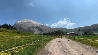 Ultimate 60 minute Indoor Cycling Workout Seiser Alm Dolomites Italy 4K Video