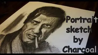 Portrait Sketching By Charcoal Using Time Lapse | Creative Outlook