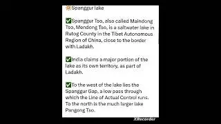 Spanggur Gap-places in news for competitive exams #upsc #tnpsc