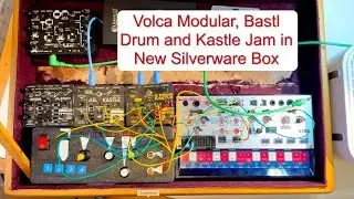 Building my perfect Korg and Bastl Combo in a Silverware box, but wanted to try a little jam first.