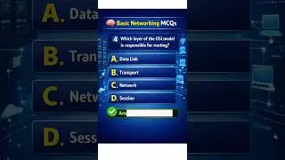 Which layer of the OSI model is responsible for rousting? #shorts
