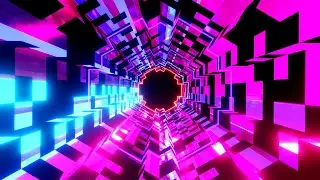 4K Abstract Hexagon Party Light Tunnel VJ Motion TV Background Video || Free VJ Loops