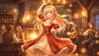 New Year Celebration at the Tavern | Relaxing Medieval Fantasy Music for Sleep, Study & D&D