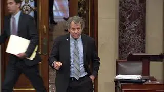 BROWN TAKES TO SENATE FLOOR TO OPPOSE SCALIA LABOR SECRETARY NOMINATION