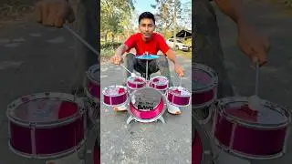 Amr Bass Jazz Drum Set Unboxing For Testing ￼