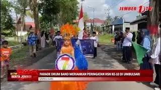 PARADE DRUM BAND MERIAHKAN PERINGATAN HSN KE 10 DI UMBULSARI