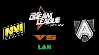Na`Vi vs Alliance - Game 1 LB [DreamLeague] Русские Комментарии v1lat & CaspeRRR