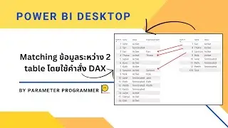 EP 59.Matching ข้อมูลระหว่าง 2 table โดยใช้คำสั่ง DAX 
