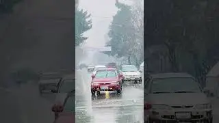 Shahr Naw Under Snow: A Drive Through Kabul&rsquo;s Winter Magic #4k #kabul #snow #road #afghanistan #fyp
