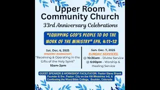URCC 33rd Anniversary | Worship Service