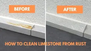 Remove Rust Stains from Limestone Pavers in 20 Minutes &ndash; Step-by-Step Demo!