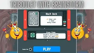 Beating the Black Deck on Green Stake in Balatro