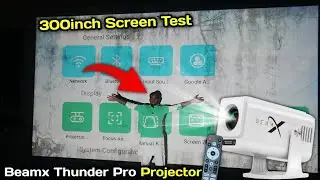 Beamx Thunder Pro Projector 300inch Screen Test | Projector 300inch Screen Test 